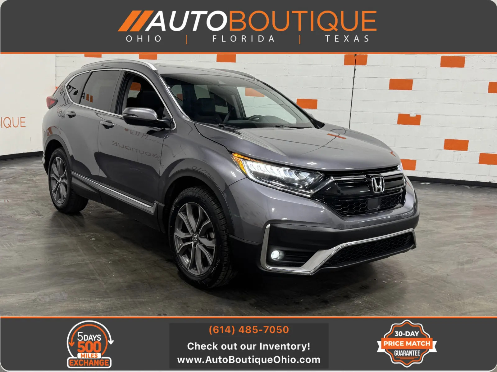 Gray 2021 Honda CR-V Touring for sale in Columbus, OH