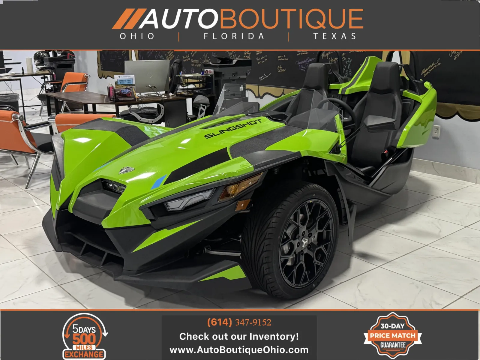 Green 2025 POLARIS SLINGSHOT SL MANUAL for sale in Columbus, OH