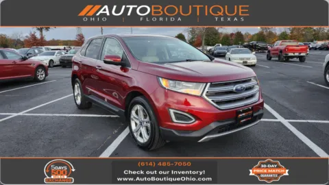 Red 2018 Ford Edge Titanium for sale in Columbus, OH