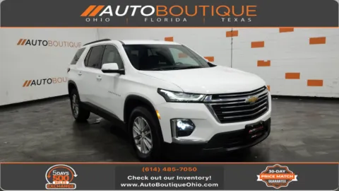 White 2022 Chevrolet Traverse LT Cloth for sale in Columbus, OH