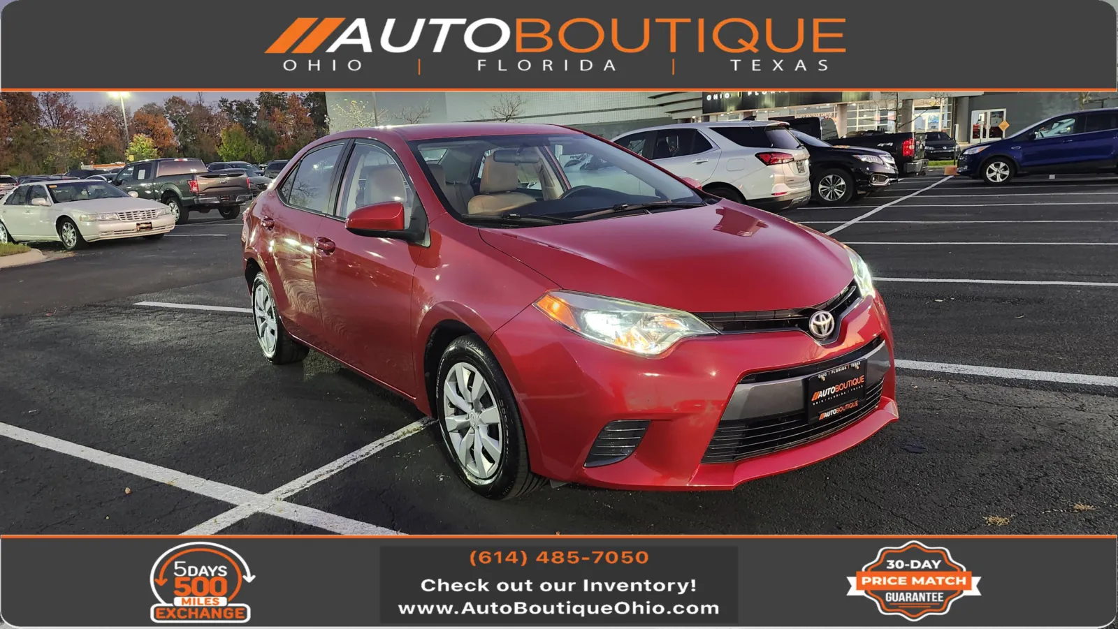 2016 Toyota Corolla LE for sale in Columbus, OH
