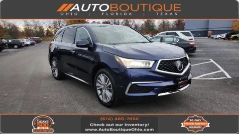 Blue 2017 Acura MDX w/Technology Pkg for sale in Columbus, OH