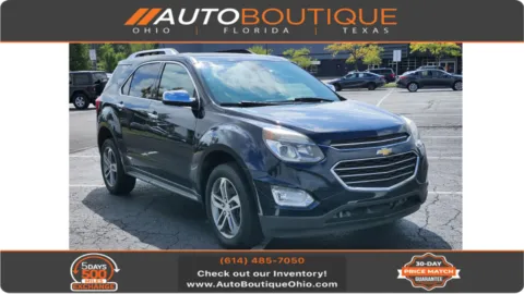 Blue 2017 Chevrolet Equinox Premier for sale in Columbus, OH
