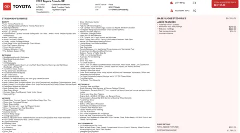 More photos of 2022 Toyota Corolla SE Nightshade at Auto Boutique Ohio, OH