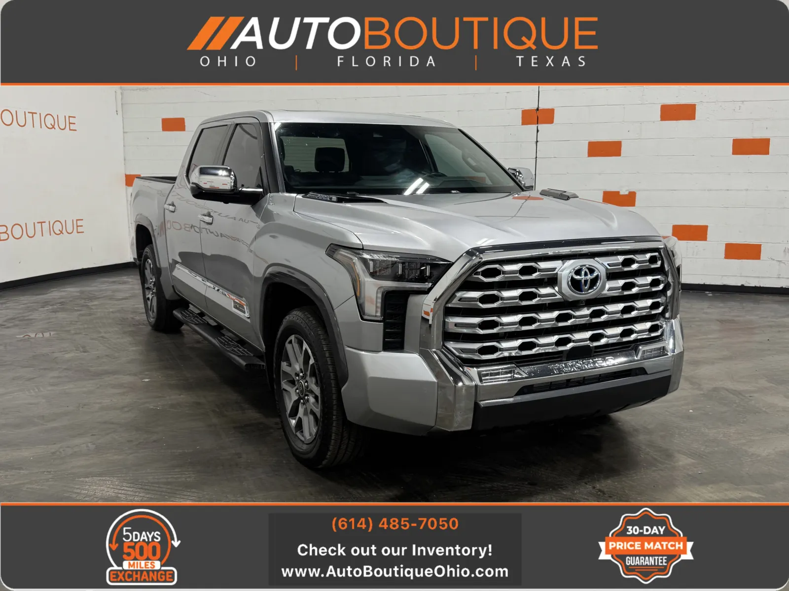 Silver 2024 Toyota Tundra 1794 Edition Hybrid for sale in Columbus, OH