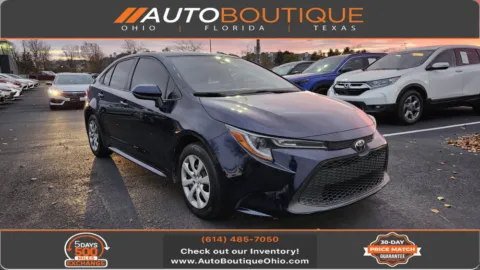 Blue 2021 Toyota Corolla LE for sale in Columbus, OH