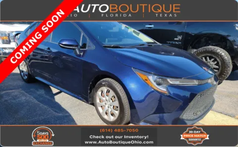 Blue 2021 Toyota Corolla LE for sale in Columbus, OH