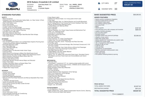 More photos of 2018 Subaru Crosstrek Limited at Auto Boutique Ohio, OH