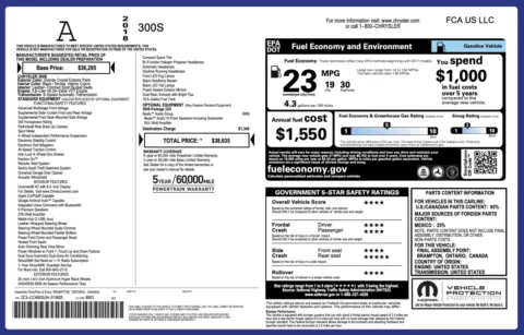 Photos of 2018 Chrysler 300 S for sale in Columbus, OH at Auto Boutique Ohio