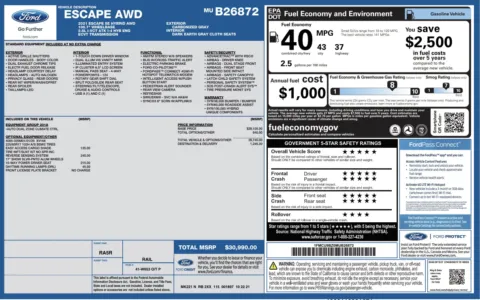 Photos of 2021 Ford Escape SE Hybrid for sale in Columbus, OH at Auto Boutique Ohio