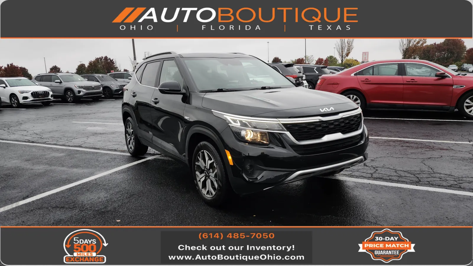 Black 2023 Kia Seltos EX for sale in Columbus, OH