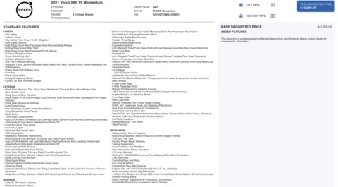 Photos of 2021 Volvo S60 Momentum for sale in Columbus, OH at Auto Boutique Ohio