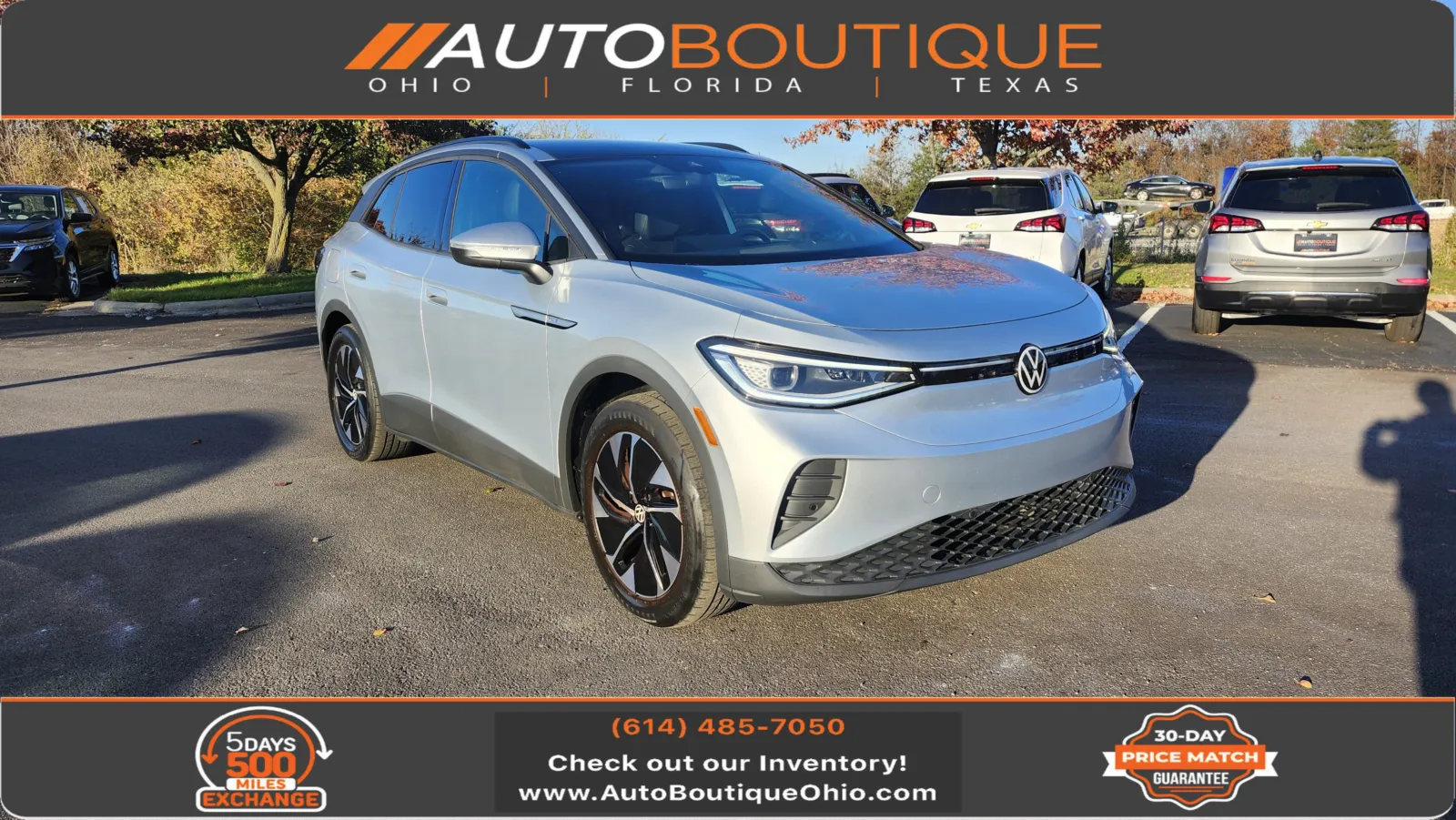 Silver 2022 Volkswagen ID.4 Pro S for sale in Columbus, OH