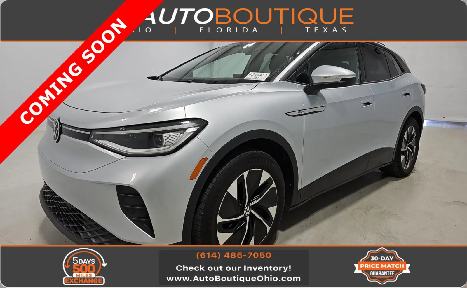 Silver 2022 Volkswagen ID.4 Pro S for sale in Columbus, OH