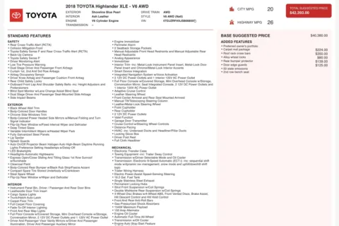 Photos of 2018 Toyota Highlander XLE for sale in Columbus, OH at Auto Boutique Ohio