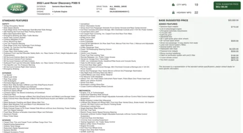 Photos of 2022 Land Rover Discovery S for sale in Columbus, OH at Auto Boutique Ohio