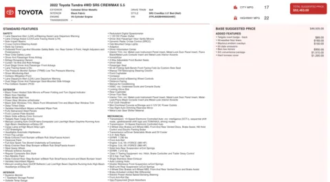 Photos of 2022 Toyota Tundra SR5 for sale in Columbus, OH at Auto Boutique Ohio