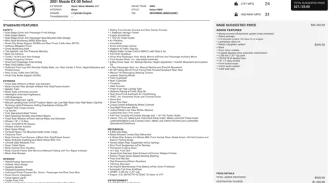 Photos of 2021 Mazda CX-30 Select for sale in Columbus, OH at Auto Boutique Ohio