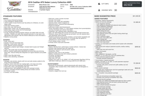 More photos of 2016 Cadillac ATS Sedan Luxury Collection AWD at Auto Boutique Ohio, OH