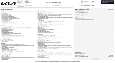 Photos of 2021 Kia Forte LXS for sale in Columbus, OH at Auto Boutique Ohio