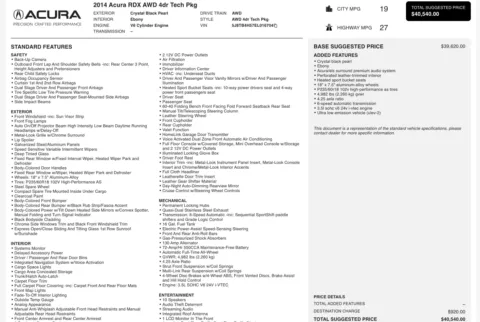 More photos of 2014 Acura RDX Tech Pkg at Auto Boutique Ohio, OH