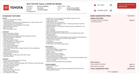 More photos of 2016 Toyota Camry SE at Auto Boutique Ohio, OH