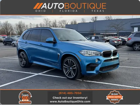 Blue 2016 BMW X5 M for sale in Columbus, OH