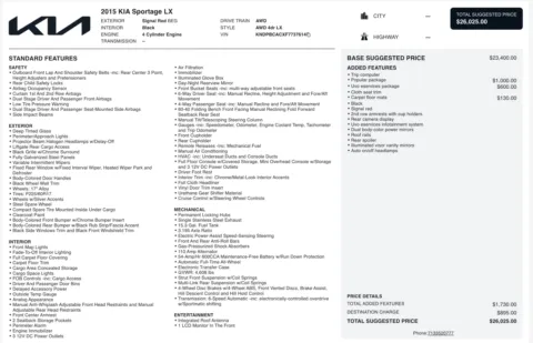 More photos of 2015 Kia Sportage LX at Auto Boutique Ohio, OH