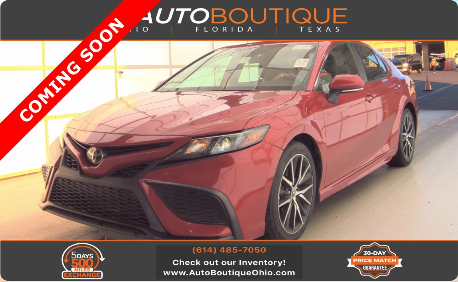 Red 2023 Toyota Camry SE for sale in Columbus, OH