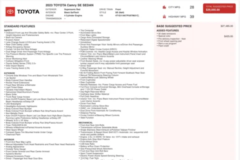 Photos of 2023 Toyota Camry SE for sale in Columbus, OH at Auto Boutique Ohio