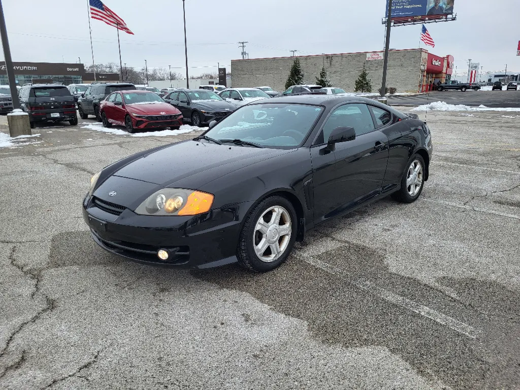 Black 2003 Hyundai Tiburon for sale in Terre Haute, IN