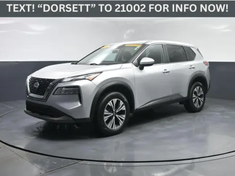 Silver 2023 Nissan Rogue SV for sale in Terre Haute, IN