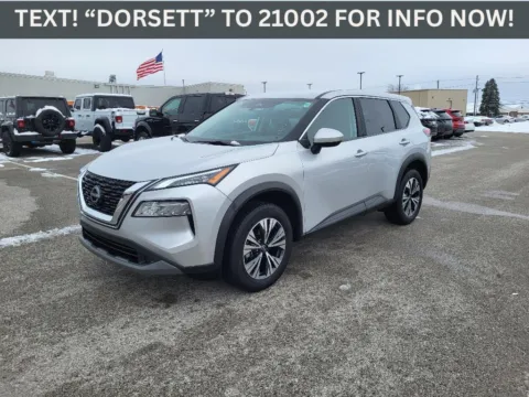 Silver 2023 Nissan Rogue SV for sale in Terre Haute, IN