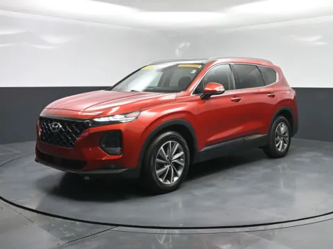 Orange 2020 Hyundai Santa Fe Limited for sale in Terre Haute, IN