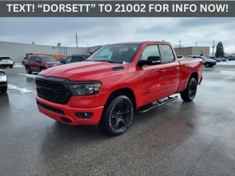 Red 2022 Ram 1500 Big Horn for sale in Terre Haute, IN