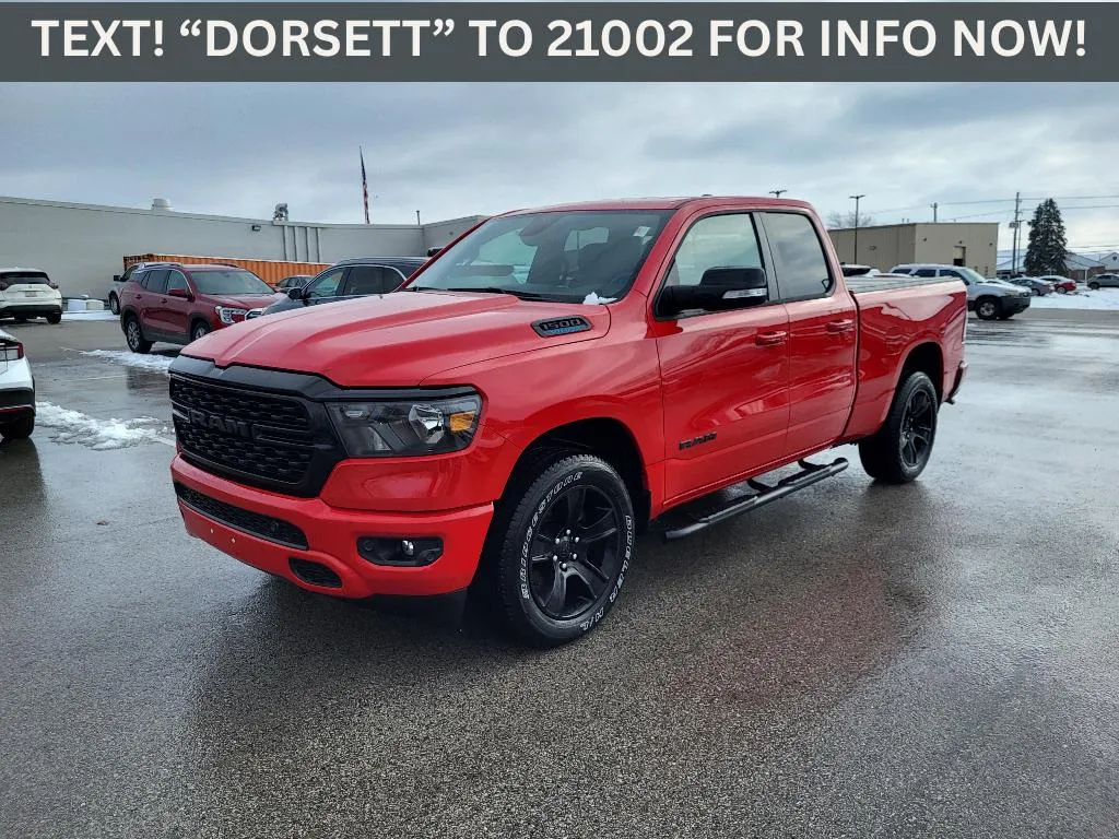 Red 2022 Ram 1500 Big Horn for sale in Terre Haute, IN