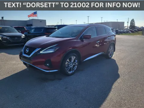 Red 2021 Nissan Murano Platinum for sale in Terre Haute, IN