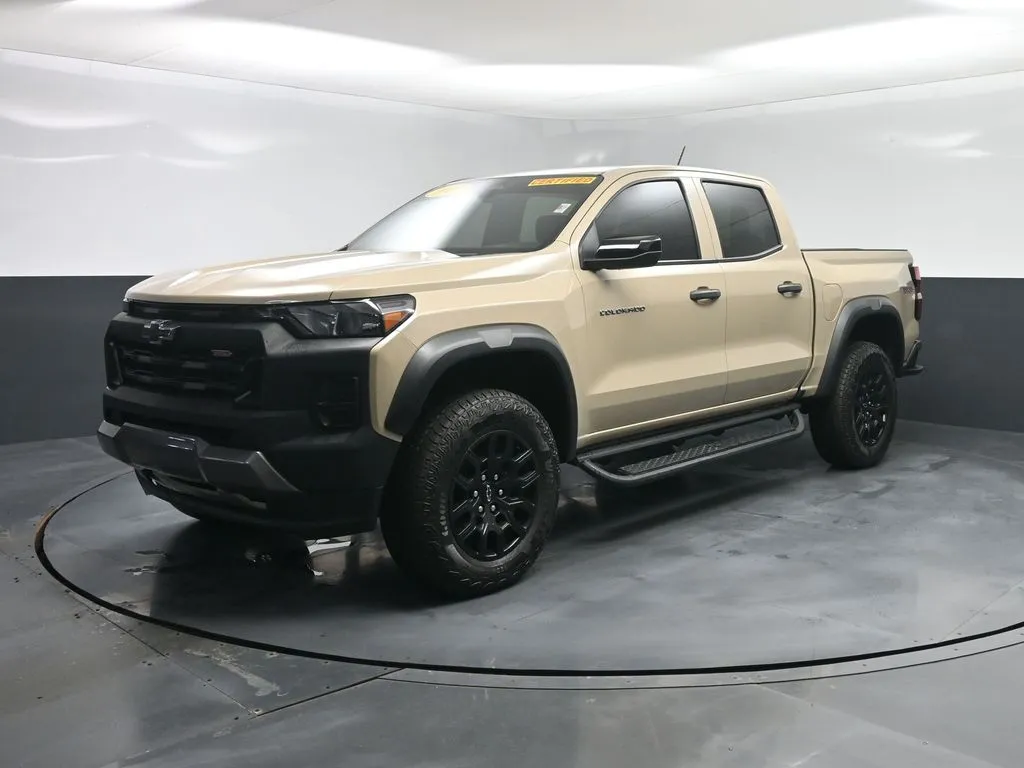 Beige 2023 Chevrolet Colorado 4WD Trail Boss for sale in Terre Haute, IN