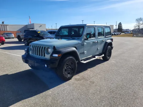 Gray 2023 Jeep Wrangler Sport for sale in Terre Haute, IN
