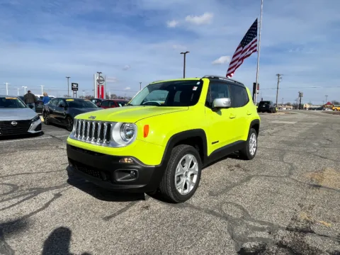 Green 2017 Jeep Renegade Limited for sale in Terre Haute, IN
