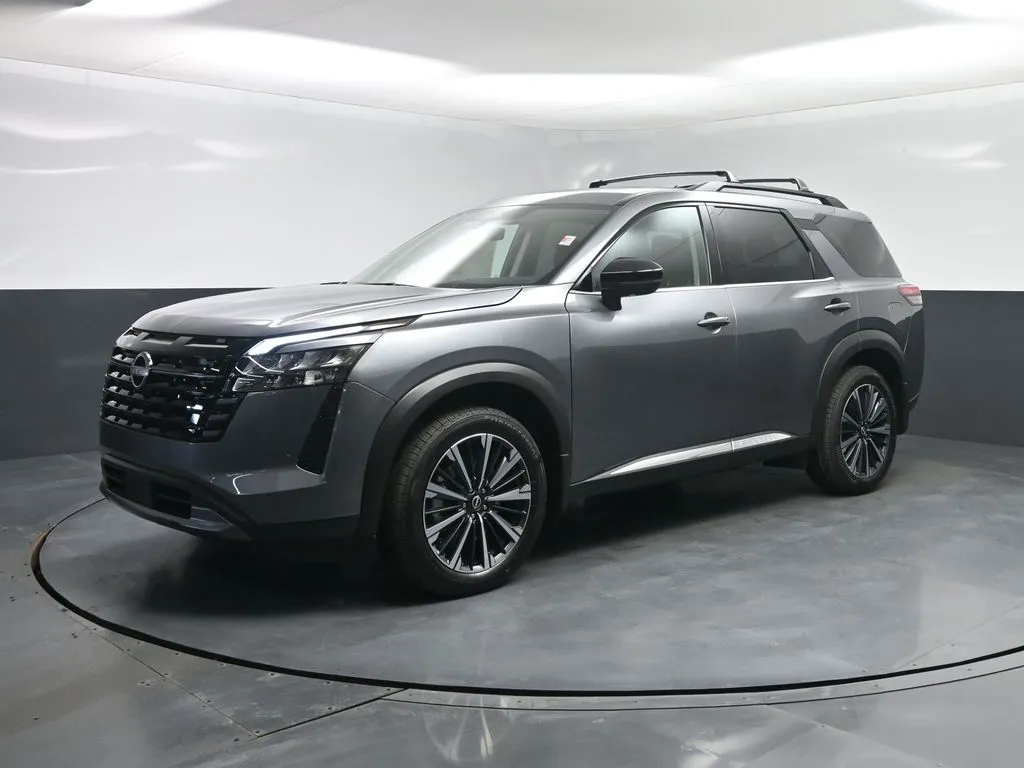 Gray 2026 Nissan Pathfinder Platinum for sale in Terre Haute, IN