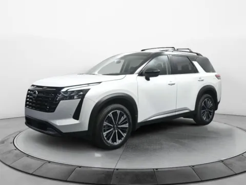 White 2026 Nissan Pathfinder Platinum for sale in Terre Haute, IN