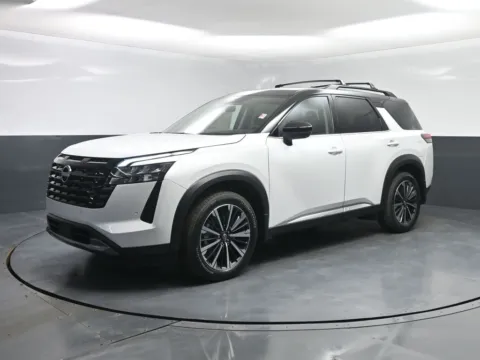 White 2026 Nissan Pathfinder Platinum for sale in Terre Haute, IN