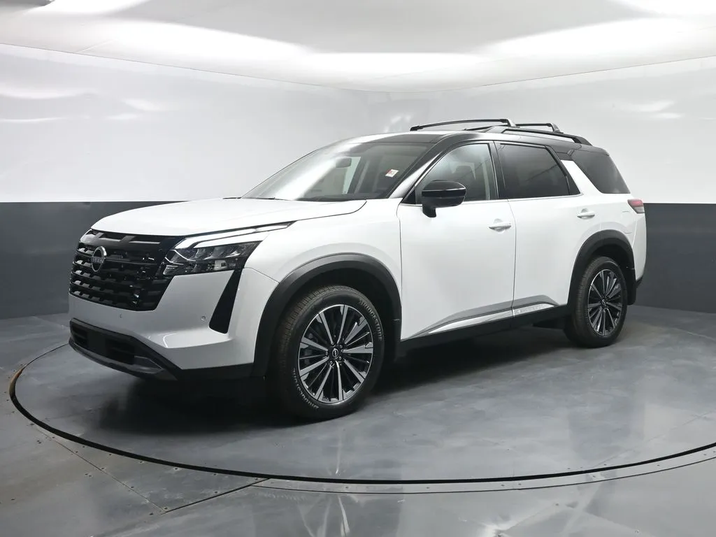 White 2026 Nissan Pathfinder Platinum for sale in Terre Haute, IN