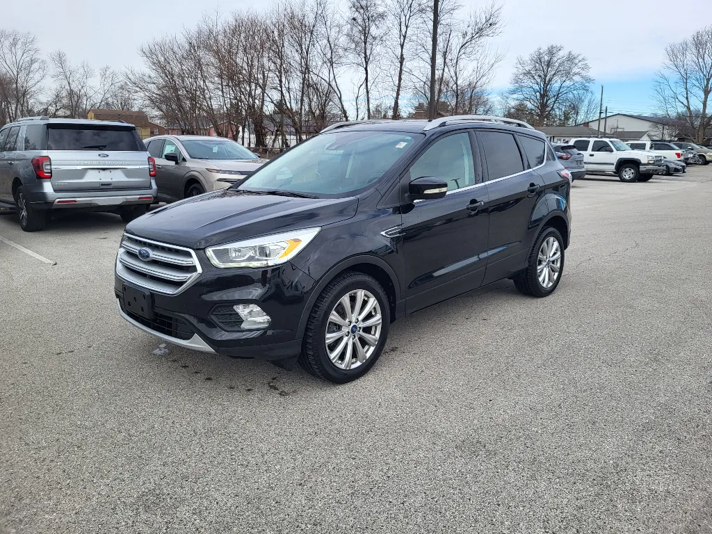 Black 2017 Ford Escape Titanium for sale in Terre Haute, IN