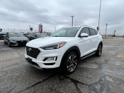 White 2020 Hyundai Tucson Sport for sale in Terre Haute, IN