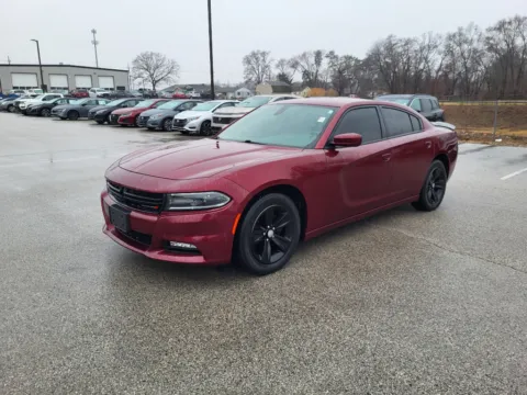 Red 2018 Dodge Charger SXT Plus for sale in Terre Haute, IN