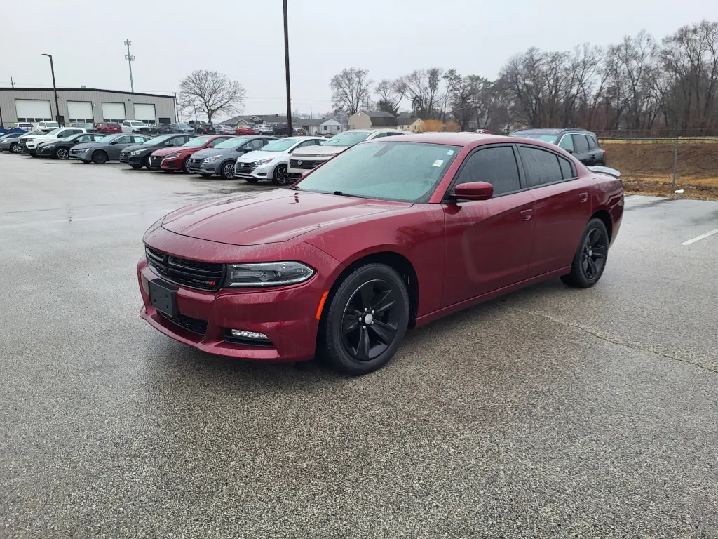 Red 2018 Dodge Charger SXT Plus for sale in Terre Haute, IN
