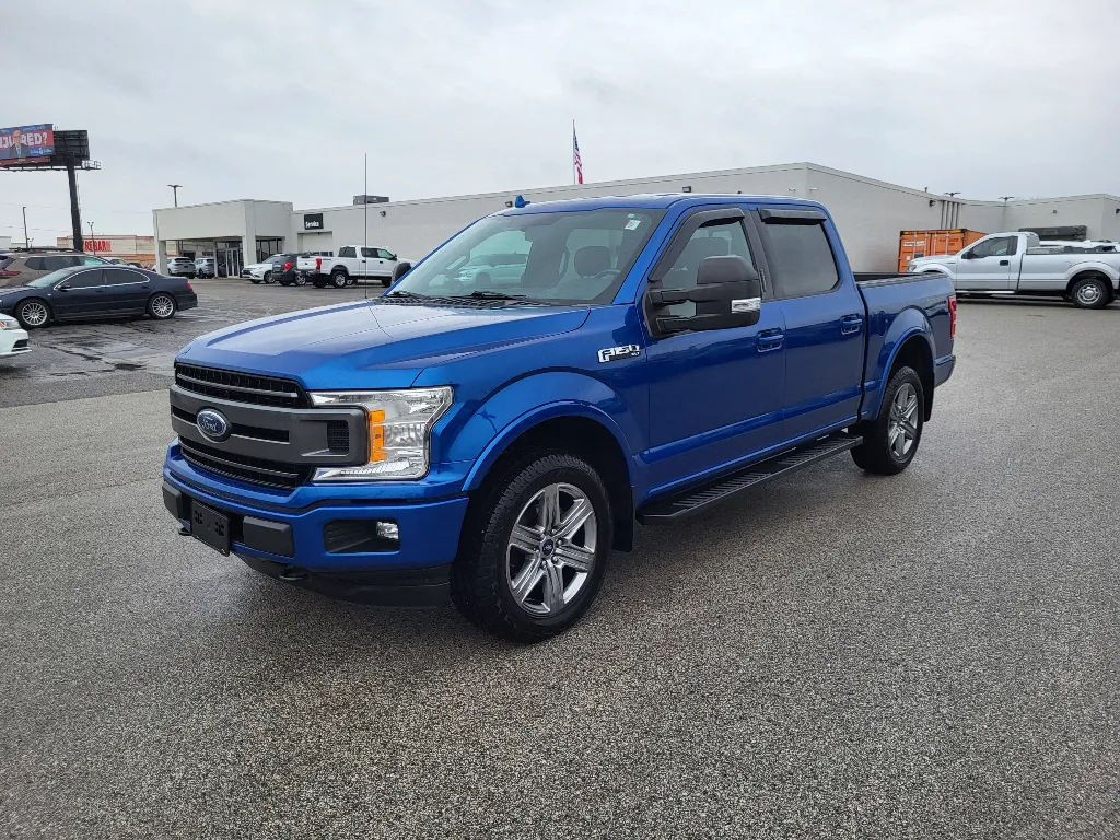 Blue 2018 Ford F-150 XLT for sale in Terre Haute, IN
