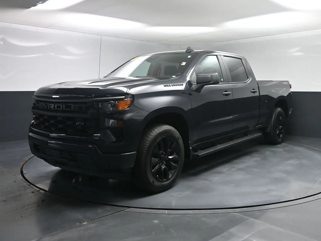 Gray 2023 Chevrolet Silverado 1500 Custom for sale in Terre Haute, IN